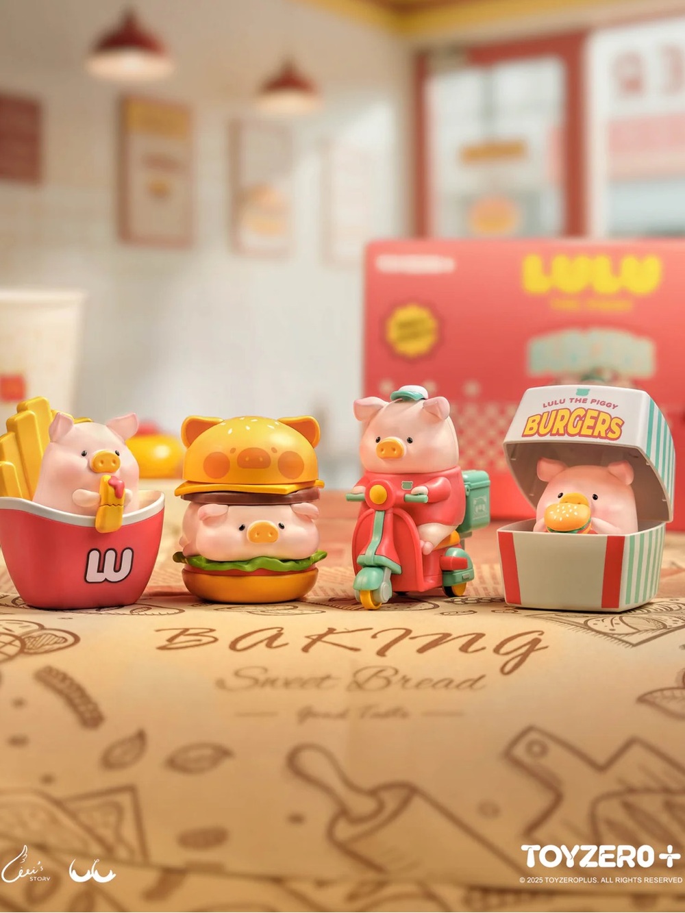 Lulu the Piggy Burger Express Moveable Blind Box